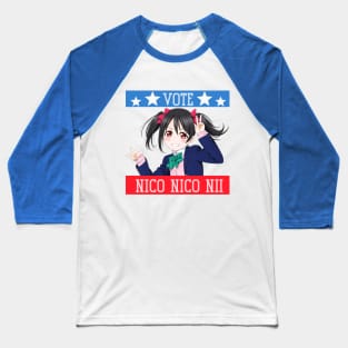 VOTE NICO NICO NI Baseball T-Shirt